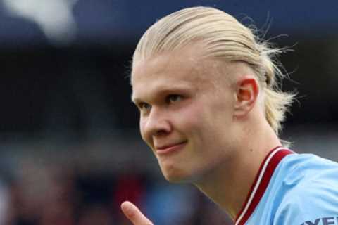 Haaland equals Ronaldo’s Premier League record after just EIGHT games with benched Man Utd legend..