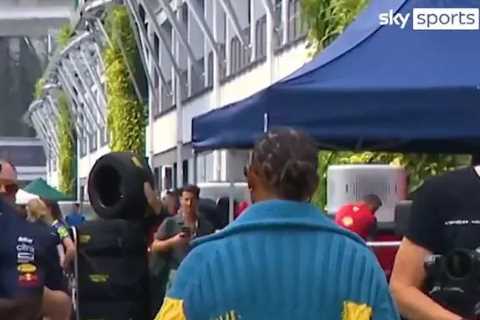 ‘I thought we were friends’ – Watch Lewis Hamilton ‘blank’ Micah Richards as ex-Man City ace rocks..
