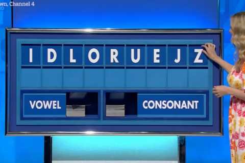 Countdown’s Rachel Riley struggles to keep a straight face after board spells out very rude phrase