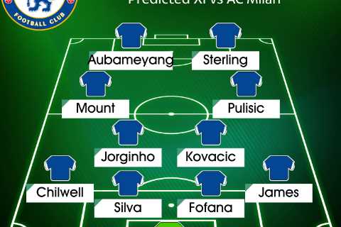 How Chelsea could line up against AC Milan with Pulisic earning starting spot for must-win..