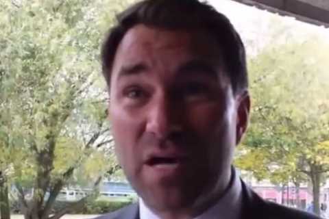 Vid of Hearn slamming boxers being allowed to fight after failed drug tests goes viral as he tries..