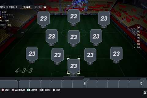 Get the upper hand in FUT with the best FIFA 23 squad formations