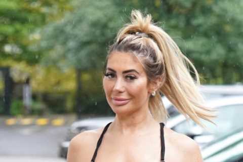 Newly-single Chloe Ferry shows her ex what he’s missing in skintight workout gear in Newcastle