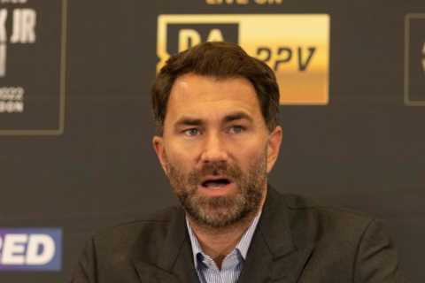 Eddie Hearn makes an art form out of hypocrisy and contradiction as he blames everyone else for..