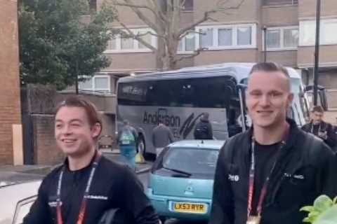 Arsenal opponents Bodo/Glimt forced to WALK to Emirates after team bus gets STUCK in narrow North..
