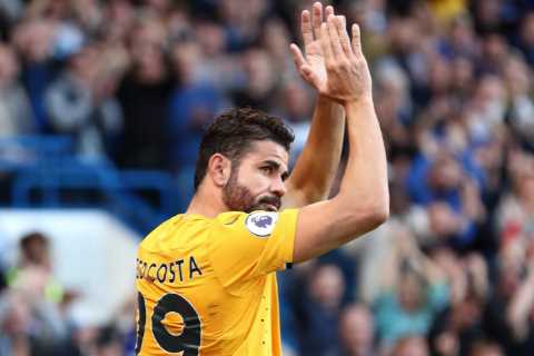 Diego Costa given standing ovation by Chelsea fans as former star is hooked less than 60 minutes..