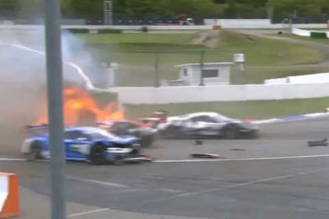 Michael Schumacher’s nephew in fiery race car crash as F1 legend’s relative is left needing medical ..