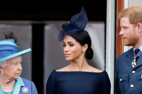 Meghan Markle &amp; Prince Harry planned to target Queen before her death with charm offensive to..