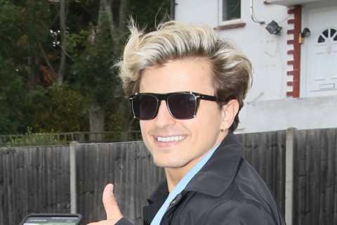Strictly Come Dancing ‘curse’ victim Nikita Kuzmin is all smiles as he’s seen for the first time..
