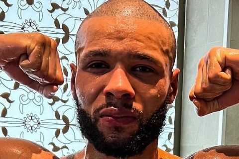 ‘Time to put the lbs back on’ – Chris Eubank Jr posts picture of skinny frame ahead of piling..