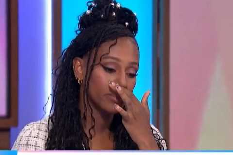Alexandra Burke breaks down in tears as she shares reason she hasn’t shared baby’s gender or name