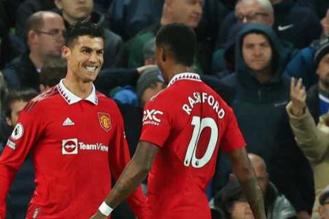 Everton 1 Man Utd 2: Cristiano Ronaldo’s 700th club goal puts Red Devils fifth with comeback win