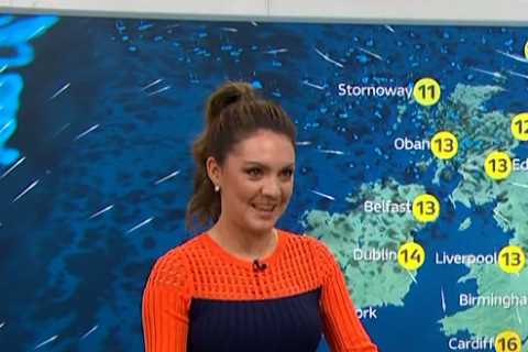 Good Morning Britain fans can’t believe Laura Tobin’s real age as weather star gets a huge cake on..