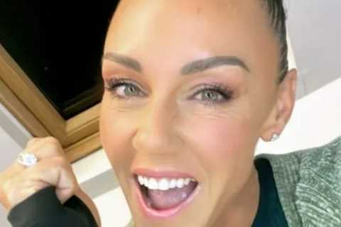 Michelle Heaton reveals rare look behind the scenes on Dancing On Ice with eye-wateringly early..