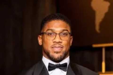 Suited-up Anthony Joshua picks up another title as he’s given History Maker Award at Best of Africa ..