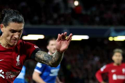 Liverpool ‘face £4m payment if Darwin Nunez plays vs Rangers TONIGHT as first transfer clause..