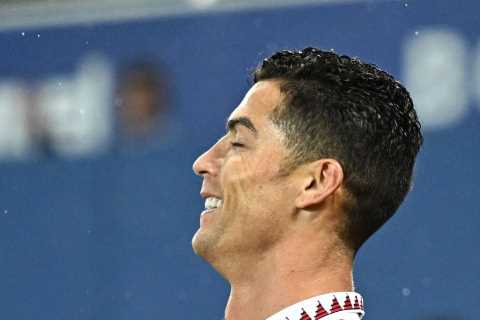 Cristiano Ronaldo’s new celebration after axing ‘Siuuu’ already being copied after Man Utd star’s..