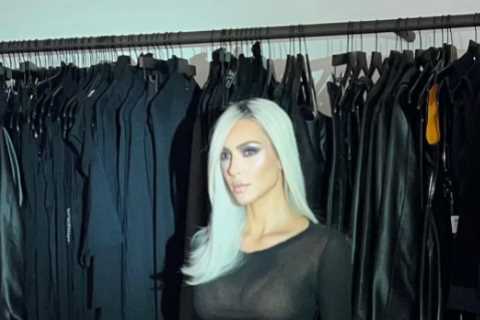 Kim Kardashian’s tiny waist nearly disappears in see-through black dress as fans are concerned over ..