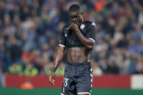 Watch Chelsea defender Malang Sarr score disastrous own goal for Monaco as keeper boots ball off..