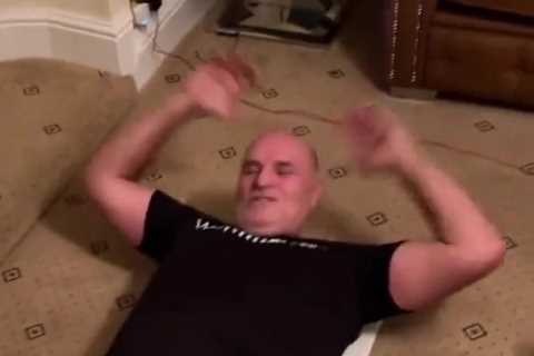 ‘Put some clothes on, what’s wrong with you?’ – Watch naked Tyson Fury shock dad John after barging ..