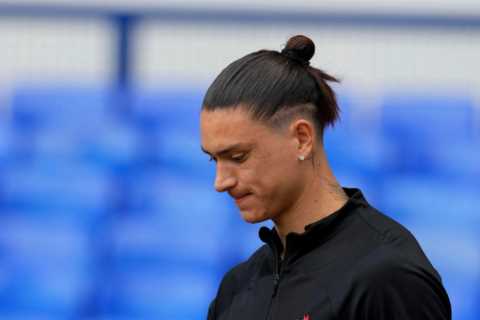 Darwin Nunez DROPPED by Liverpool boss Jurgen Klopp for Man City clash as £85m star continues..