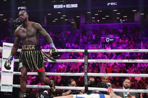 Five next fights for Deontay Wilder after Robert Helenius KO in return including Oleksandr Usyk and ..