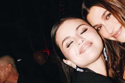 Selena Gomez cuddles with ex Justin Bieber’s wife Hailey in pic that shocks fans weeks after..
