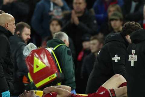 Diogo Jota OUT of World Cup 2022 after Liverpool and Portugal star is stretchered off pitch vs Man..