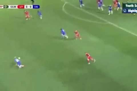 Watch Chelsea wonderkid Omari Hutchinson score ‘ridiculous’ solo goal starting from inside his own..