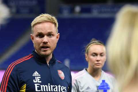 Jonas Eidevall expects a ‘reality check’ for Arsenal in clash with record Champions League winners..