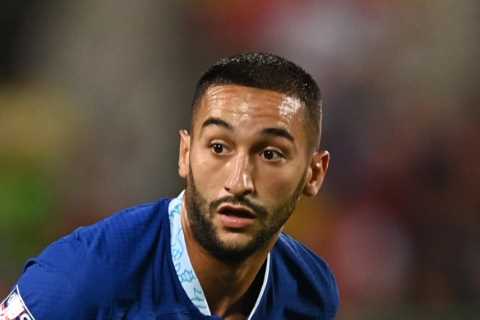 Chelsea star Hakim Ziyech’s representative ‘holds talks with AC Milan’ as winger targets January..