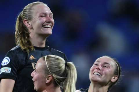Lyon 1 Arsenal 5: Mead, Maanum and Foord strike as Gunners thrash record Champions League winners..
