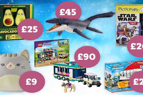 Amazon reveals its 10 top toys for Christmas including Jurassic World action figure and Lego..