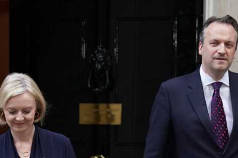 Liz Truss statement in full as she quits as Prime Minister with husband Hugh O’Leary by her side