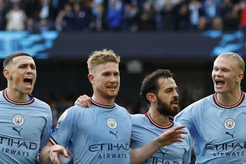Man City 3 Brighton 1: Erling Haaland scores twice to take Prem tally to 17 as Guardiola’s side put ..
