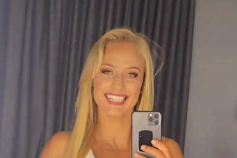 ‘Motivation for the boys’ – Ebanie Bridges wears sexy Leeds United outfit but fails to inspire..