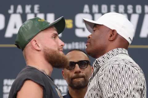 Jake Paul flies private jet to Phoenix and claims record ticket sales for Anderson Silva fight…but..
