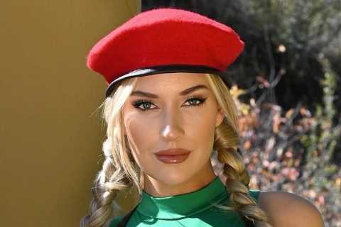 Paige Spiranac leaves fans punch-drunk with racy costume as golf beauty turns into Street Fighter’s ..