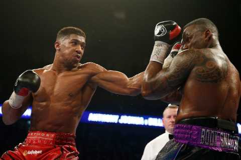 Anthony Joshua against Dillian Whyte in blockbuster rematch ‘frontrunner’ fight for AJ’s return in..