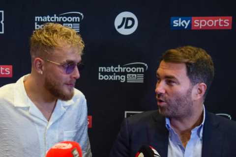 Jake Paul being sued by boxing judge he claimed Eddie Hearn bribed as YouTuber face staggering..