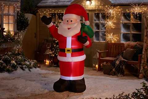 Homebase’s giant 6ft inflatable Santa is back with a MASSIVE discount ahead of Christmas