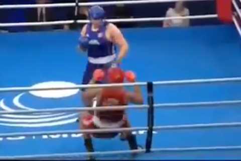 Watch amazing throwback footage as world title contender Joe Joyce gets KO’d in just 34 SECONDS in..