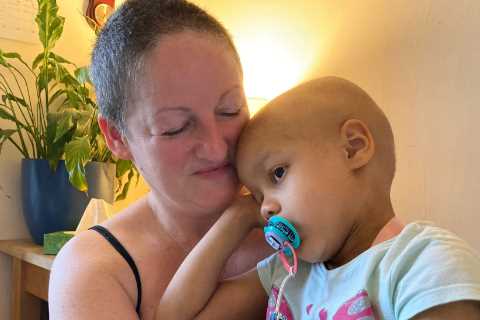 Mum reveals the moment her little girl was diagnosed with aggressive cancer
