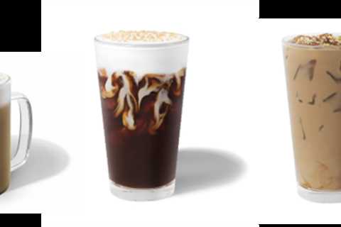 Starbucks reveals six new winter menu items including praline cookie hot chocolate and toffee nut..