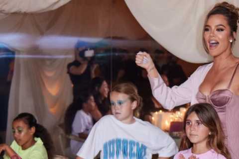 Kourtney Kardashian’s daughter Penelope, 10, looks so grown up in new pic as she twins with aunt..