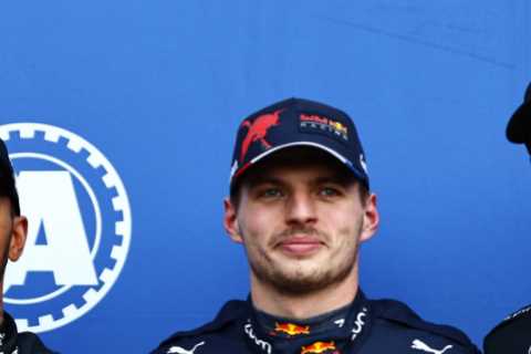 Max Verstappen on pole for F1 Mexican Grand Prix after torrid week as Lewis Hamilton starts third..
