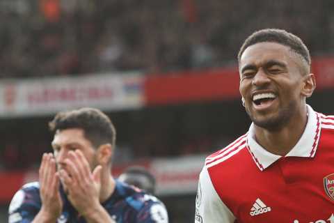 Arsenal 5 Nottingham Forest 0: Gunners bounce to top of Premier League in style but Arteta sweating ..