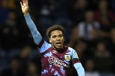 Man Utd legend Wayne Rooney sends trusty spy to keep watch Burnley winger Manuel Benson as he..