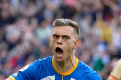 Leandro Trossard breaks remarkable Premier League record after scoring Brighton’s first in 4-1..
