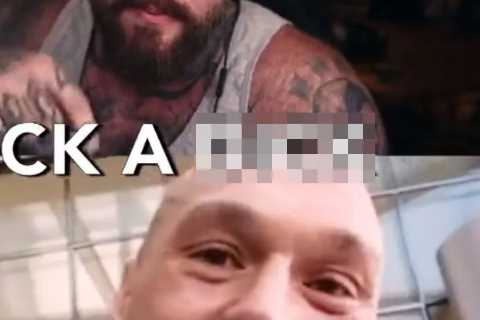Watch fuming Tyson Fury hurl insults at True Geordie as heavyweight star struggles to turn camera..